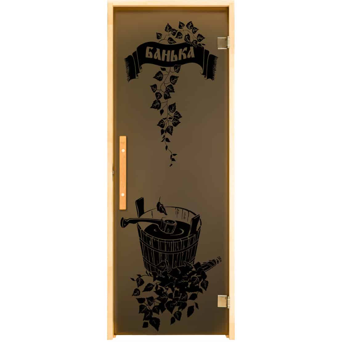 TESLI BATHHOUSE glass sauna door